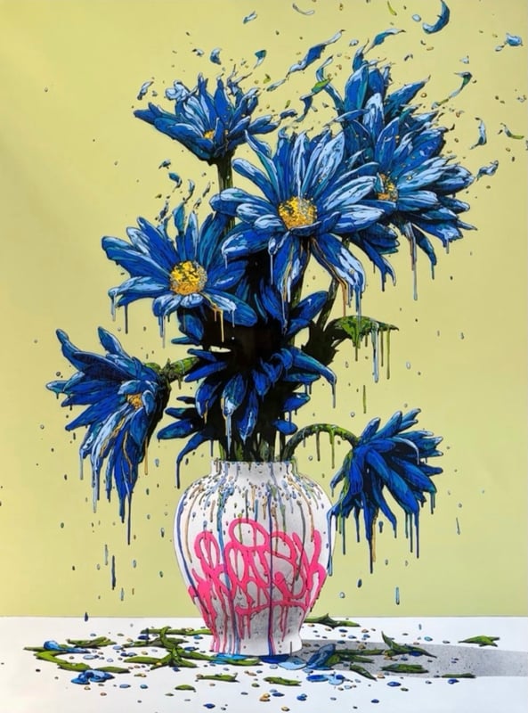 FLEURS : Bleu Confiance