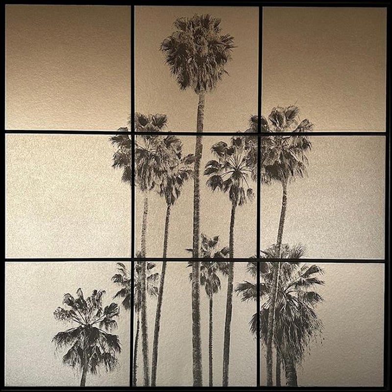 California Dream ( Palmiers ) - version papier Or