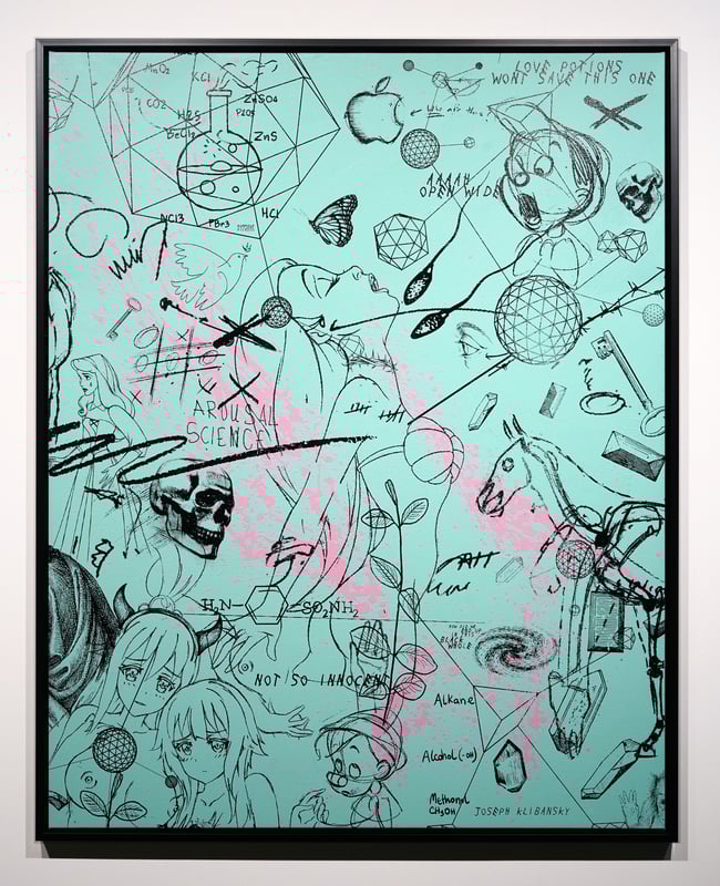 Love Potions Ariel (turquoise/black, pink splash)