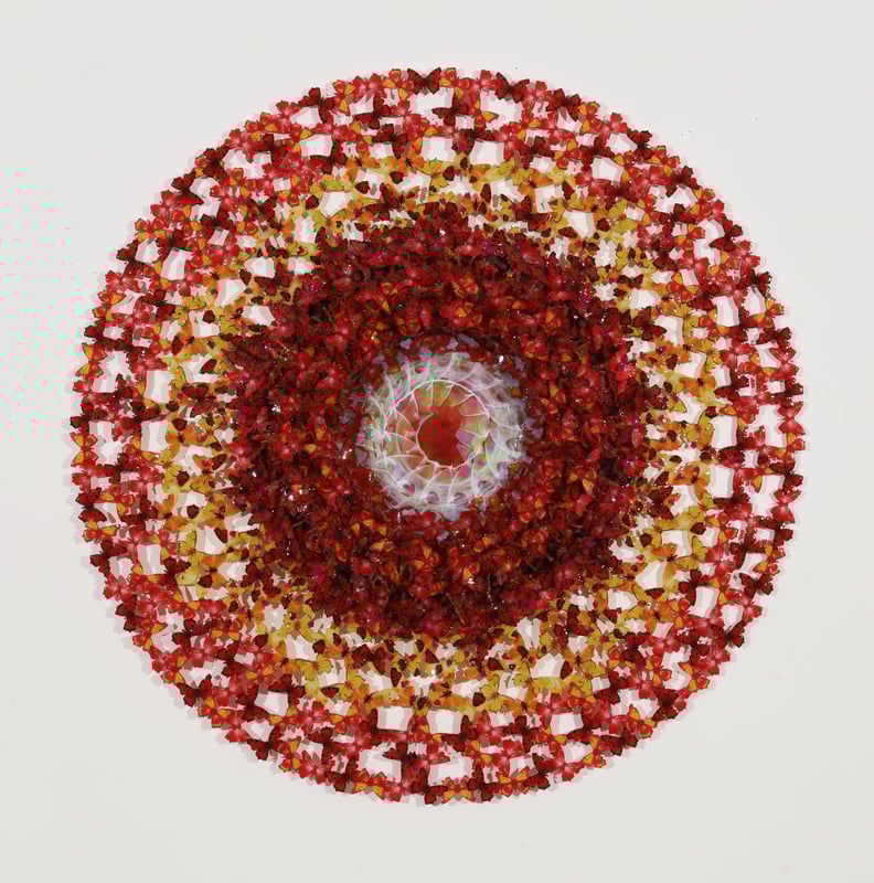 Dreamcatcher red heart.