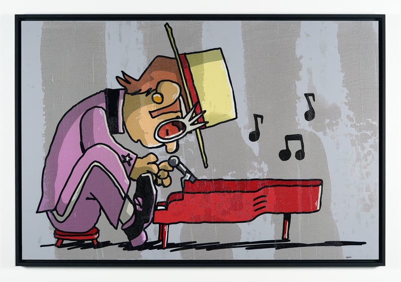 Elton John - dibond