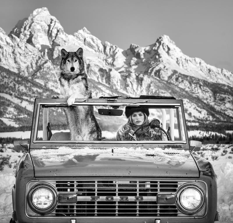 The Tetons (B&W), 2025