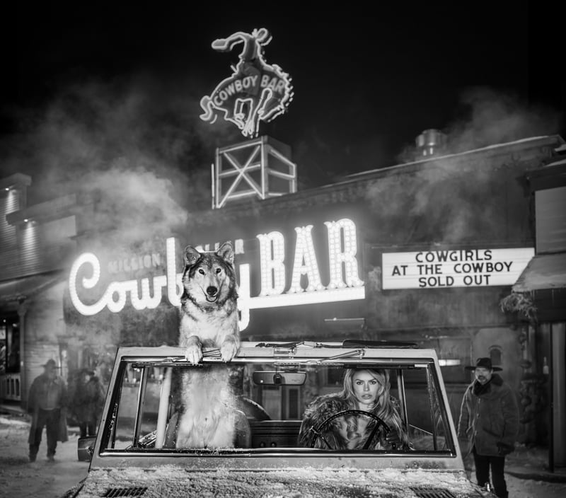 The Million Dollar Cowboy Bar (B&W) 2025