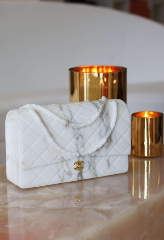 Coco bag in Calacatta gold marble, 2024