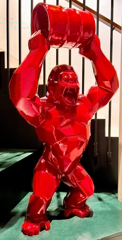 Kong Baril Rouge Flamme - 150 cm