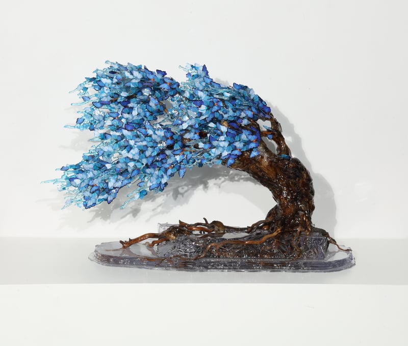 Fukinagashi blue medium