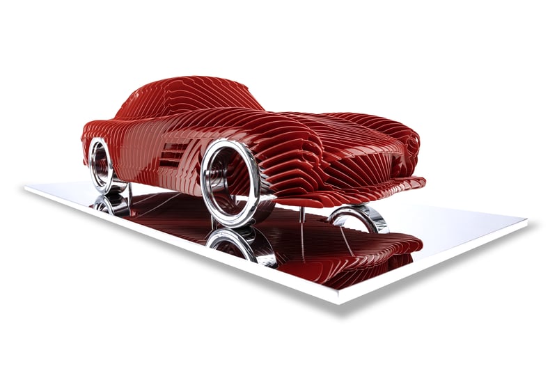 Mercedes 300 SL - Streameline - Rouge