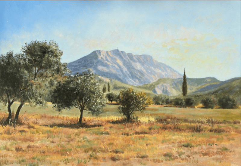 Ste-Victoire vue de Beaurecueil