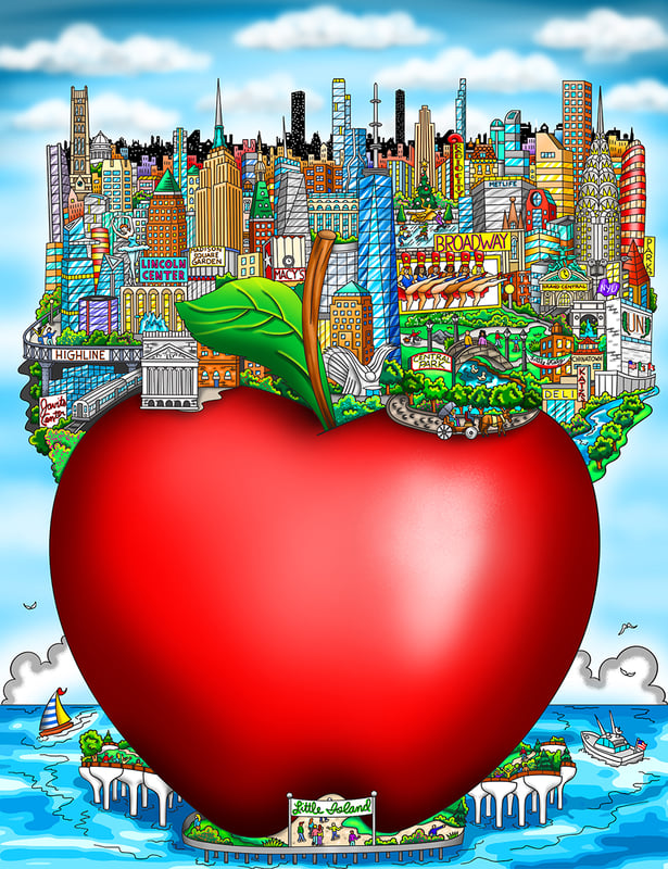 Big Apple... Little Island