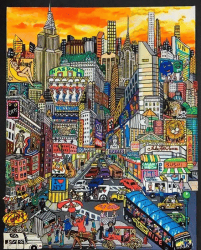 Sunset Sky over Broadway