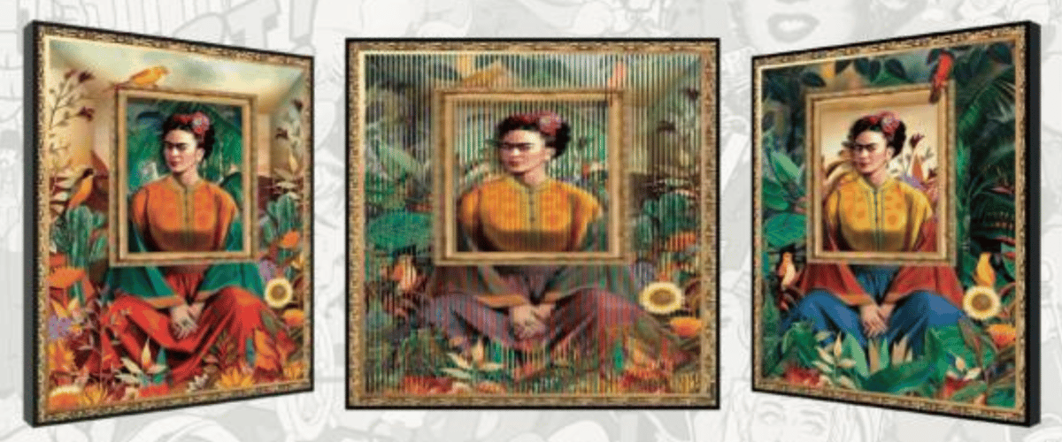 Frida dans son cadre