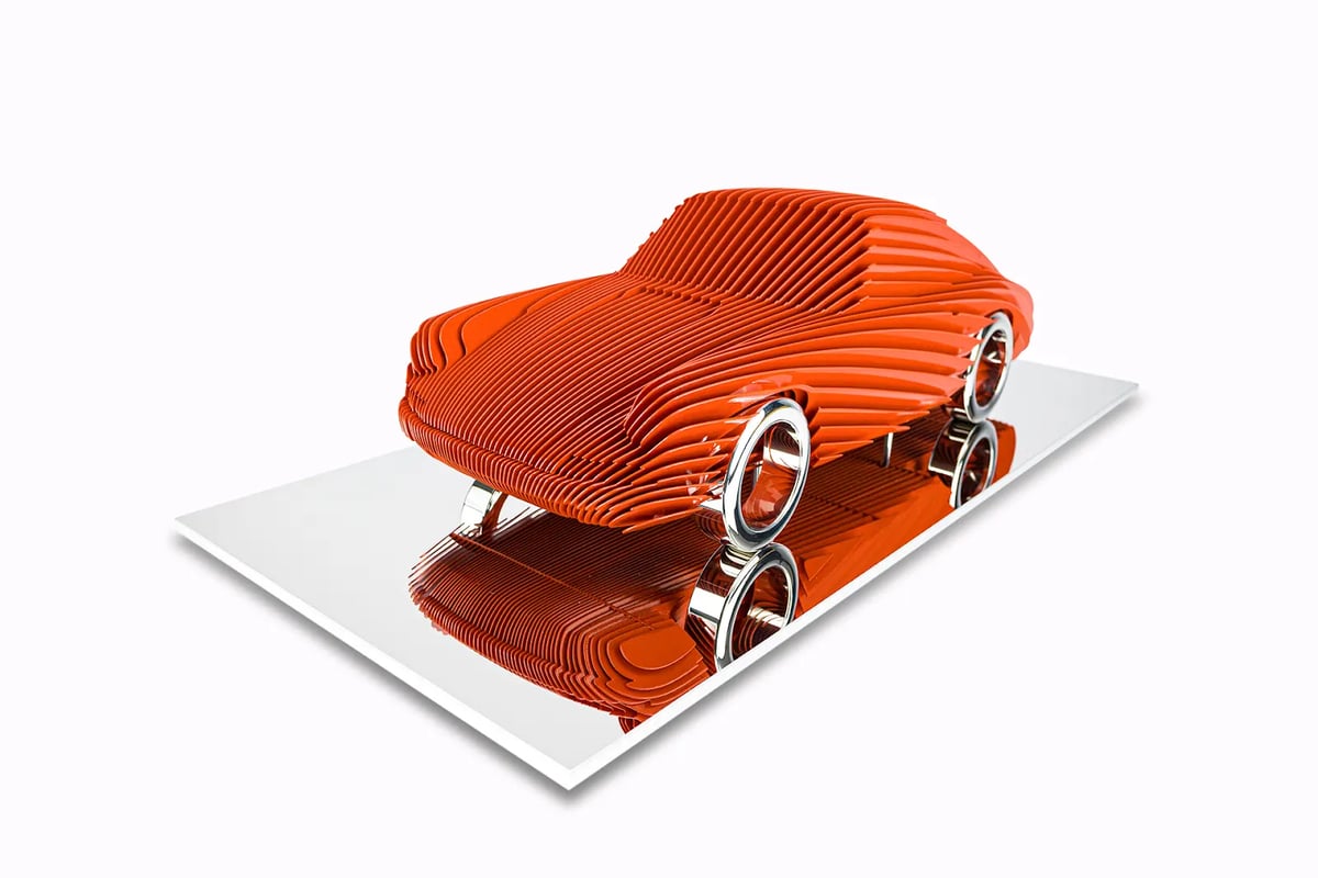 Porsche 901 - Orange Sanguine