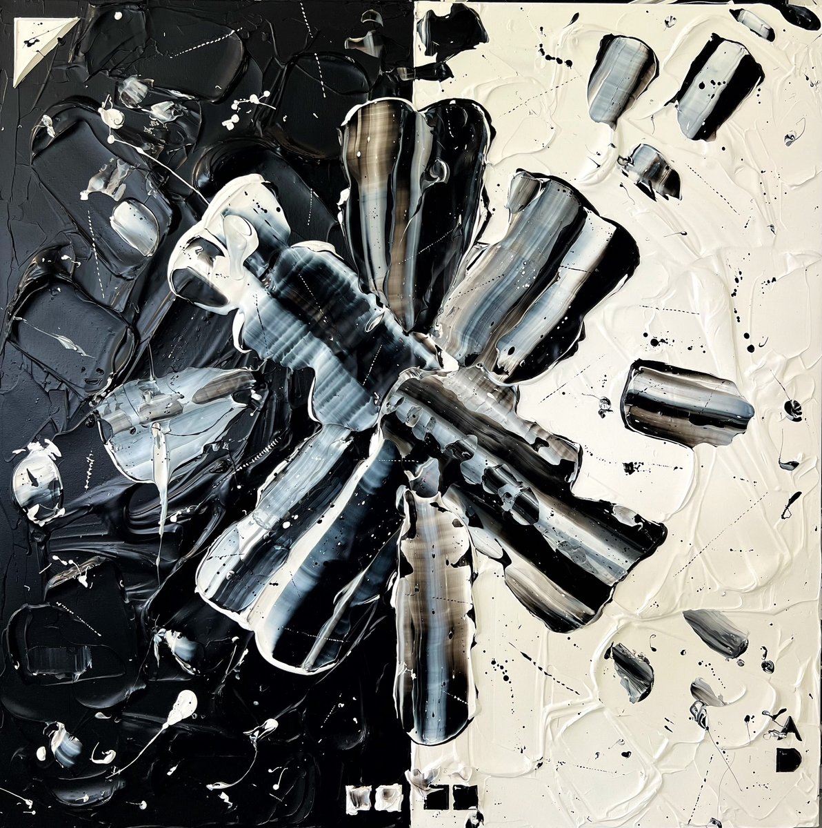 Noir/Blanc - Flower in the Sky