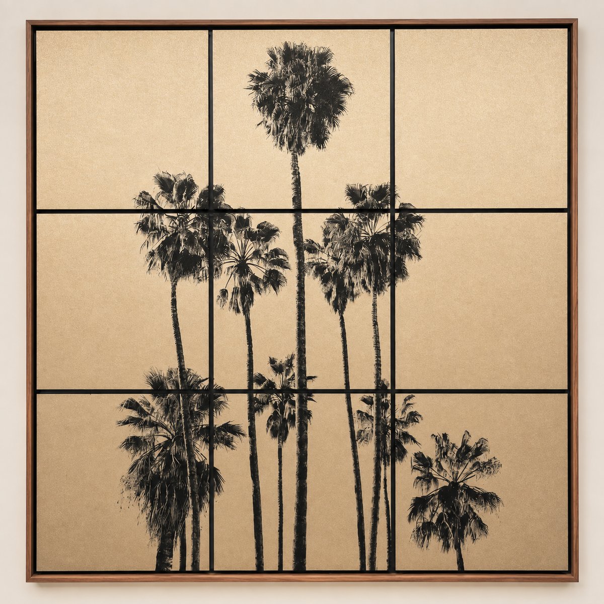 California Dream ( Palmiers ) - version papier Bronze