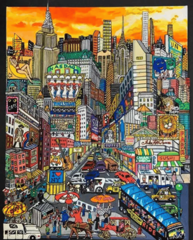 Charles Fazzino – Master of 3D Pop Art: Colorful and Playful Urban